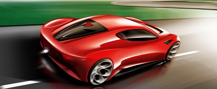 Alfa Romeo 110 Speciale rendering by Giannis Stergiadis