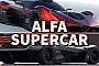 New Alfa Romeo Type 33 Supercar Looks Like a Ferrari Killer in Unofficial CGIs