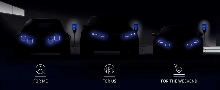 Alpine EV lineup teaser (supermini, SUV, sports car)
