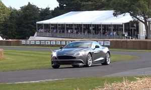 New Aston Martin Vanquish at Goodwood