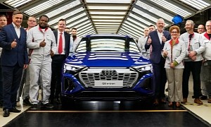 New Audi Q8 e-tron Kicks Off Series Production in Belgium, Priced at 74,400 Euros