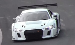 New Audi R8 LMS Completes First Public Tests at Nurburgring