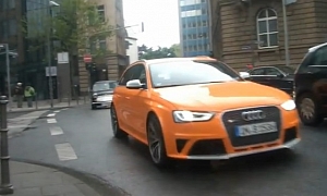 New Audi RS4 Spotted on the Road