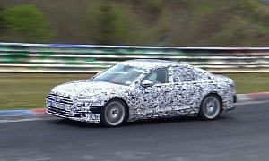 New Audi S8 Tortures Its Tires at the Nurburgring