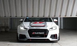 New Audi Sport TT Cup Racer Cuts Grass Roots with Carbon Splitter
