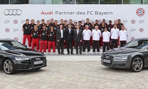 New Audi Vehicles for FC Bayern Players