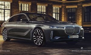 New BMW 7 Series Rendered with X7 iPerformance Concept Details Looks Majestic