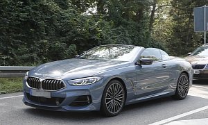 New BMW 8 Series Convertible (M850i) Completely Revealed by Latest Spyshots
