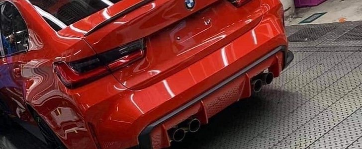 New BMW M3 Rear Revealed While Undergoing Assembly, Hints at Detroit Debut