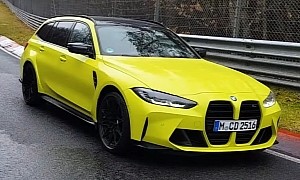 New BMW M3 Touring Super Wagon Takes On the Nurburgring, Beats the SLS AMG Black Series