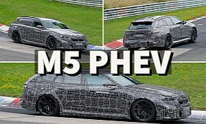 New BMW M5 Touring Hits the Racetrack, Does It Look Like an Audi RS 6 Avant Killer?
