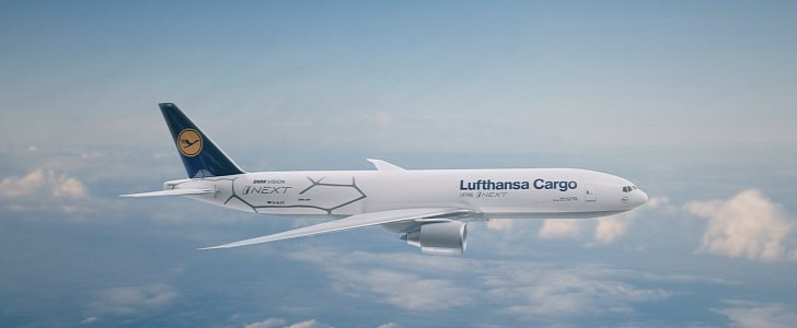 BMW will transport the Vision iNEXT to four cities with a Lufthansa Boeing 777