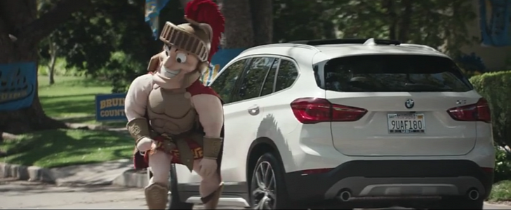 USC Trojans Mascot in BMW X1 commercial