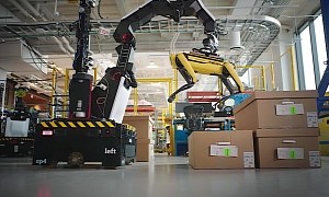 New Boston Dynamics Robot Sucks Spot Out of a Box with Creepy Efficiency