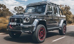 New Brabus 900 XLP Is an 887-HP Off-Road Rocket With Portal Axles and Posh Cabin