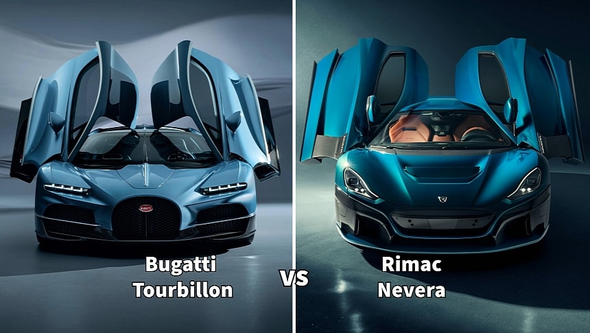New Bugatti Tourbillon vs Rimac Nevera