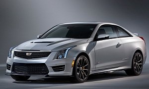 New Cadillac ATS-V Coupe is a 450 HP Twin-Turbo Brute
