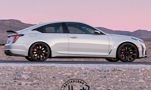 New Cadillac CT5-V Blackwing Imagined as a Coupe, Looks Like a Luxury Muscle Car