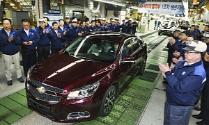 New Chevrolet Malibu Production Starts in Korea