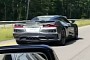 New Chevy Corvette Z06 Gets Chased Down the Highway, Sounds Very Exotic in the Open