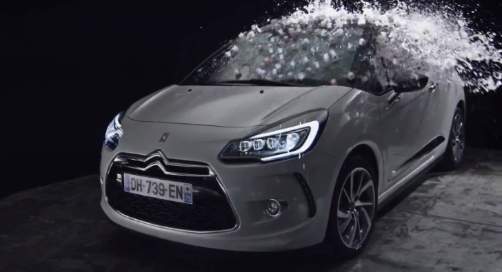 New Citroen DS3 Does Ice Bucket Challenge, Challenges MINI and Audi A1
