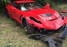 2015 Chevrolet Corvette Z06 Tries to Run, Crashes into a Tree. Totaled?