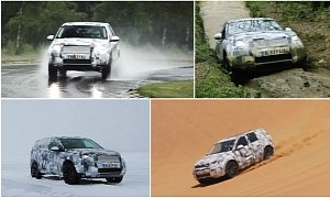 New Discovery Sport SUV Tested in Toughest Conditions in the World
