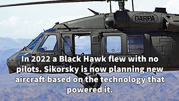 Pilot-less Black Hawk