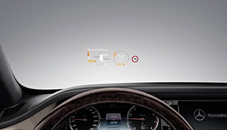 Mercedes-Benz S-Class Head-up Display