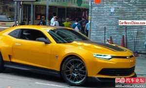 New Footage of Bumblebee Camaro from T4 Set in Hong Kong