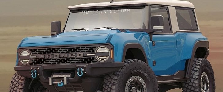 New Ford Bronco Rendered