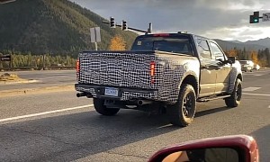New Ford F-150 Raptor Caught in the Wild, Turbo V6 Sounds Like the GT