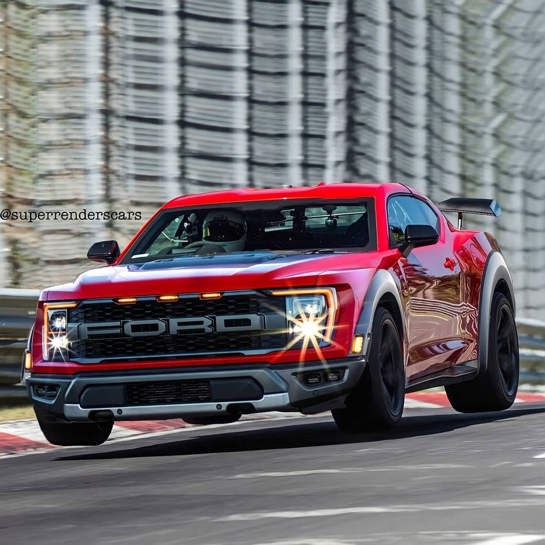 New Ford F 150 Raptor Gets The V8 Power It Deserves In Muscle Rendering