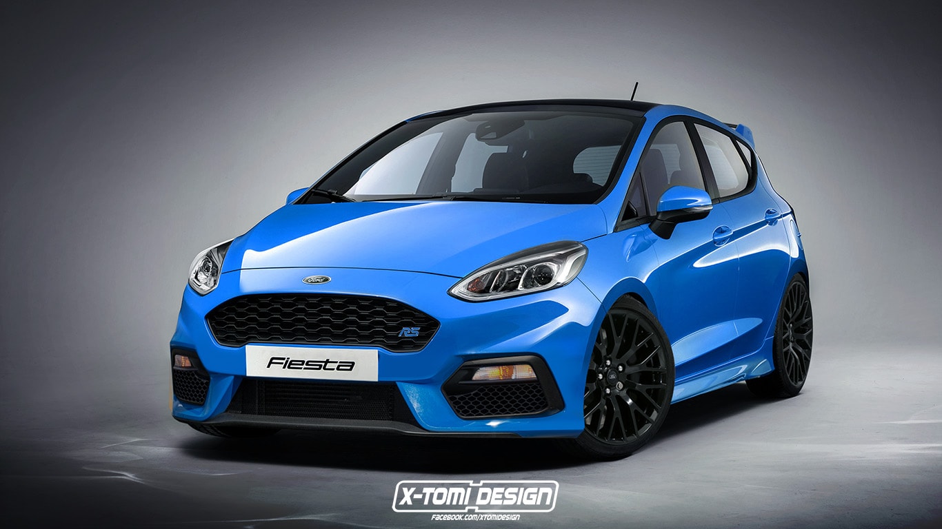 Ford Fiesta RS Rendered as the Hot Hatch Ford Needs to Build - autoevolution