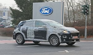 New Ford Fiesta SUV Spyshots Reveal Coupe Silhouette, Could Replace Ecosport