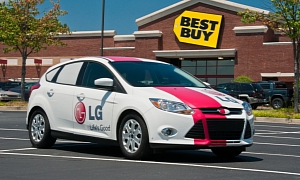 New Ford Focus Becomes LG Brand Ambassador Team Vehicle