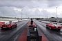 New Ford GT Drag Races Old Ford GT, America Wins