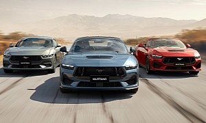 New Ford Mustang Arrives in Australia, Range-Topper Is a Six-Digit Affair