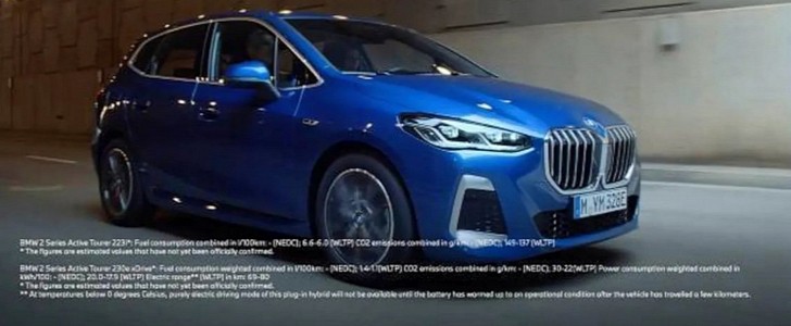 Leaked Image Presents the Second-Generation BMW 2 Series Active Tourer