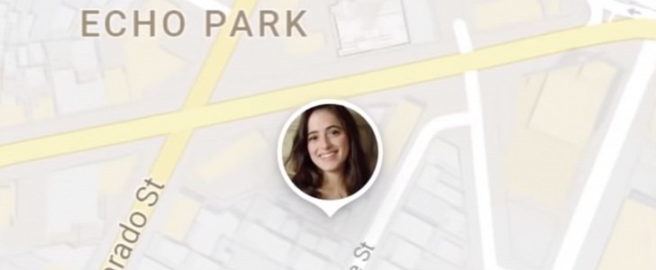 Google Maps drops the white border when sharing contact location