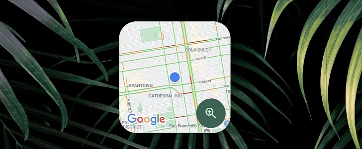 The new Google Maps Android widget