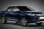 New Honda Pickup Truck Rendered With HR-V Crossover Influences