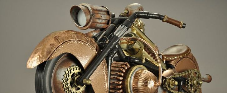 Steampunk Indian motorcycle
