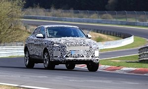 New Jaguar E-Pace Baby SUV Hits Nurburgring, Looks Gorgeous Even with Camouflage