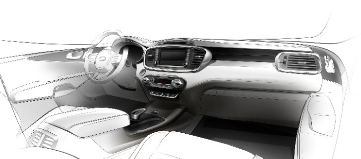 All-New 2016 Kia Sorento interior