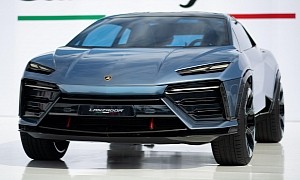 New Lamborghini Lanzador Electric Crossover Looks Stunning in Real-Life Photos