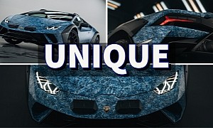 New Lamborghini Opera Unica Is a Bespoke Huracan Sterrato With an Intricate Paint Finish