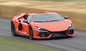 New Lamborghini Revuelto PHEV Sure Looks Twitchy at the 2023 Goodwood Festival of Speed