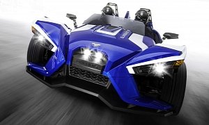 New Limited Edition Polaris Slingshot Shows Off Blue Fire Livery