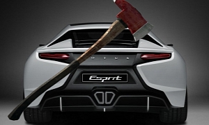 New Lotus Esprit Axed